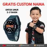 Jam Tangan Anak Laki Laki 2-3 Tahun Naruto | Bisa Pakai Nama | QQ SERIES