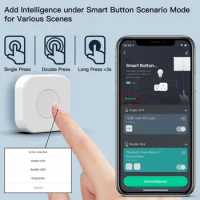 ZigBee Smart Scene Switch Mini Wireless Multi-scene Linkage Button Switch One Touch Control Home Smart Life Need Gateway