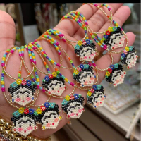 New Colorful Boho Miyuki Glass Seed Beads Women's Jewelry Necklace