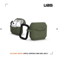 【UAG】AirPods 3 耐衝擊防塵矽膠保護殼-綠(UAG)