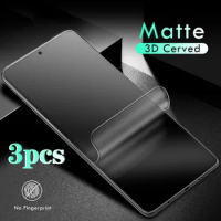 3PCS matte Hydrogel film for Xiaomi 12 Lite light 12lite 5G screen protector For Xiaomi Mi12 Lite Not tempered glass 6.55inch