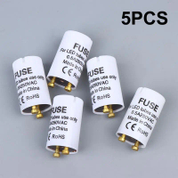 permulaan t8 LED 5pcs / banyak LED sterter t8 LED 0.5a/ 250V pemutus jenis hrc ce rohs mematuhi penc
