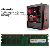 Memory RAM DDR2 4GB 24 Pin 800 MHz Computer Desktop Memory Module Plug &amp; Play