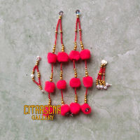 Set anting rahwana merah wayang golek