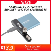 NITZE SAMSUNG T5 SSD MOUNT BRACKET - N42 for Samsung T5 SSD can be worked with any Nitze cage