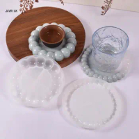 Resin Molds Bubble Silicone Molds for Resin,Round Epoxy Casting Mold for Making Resin Coasters,Cups Mat