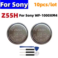 10Pcs/Lot New Z55H 1254 3.85V Replacement Battery Set for Sony WF-1000XM4 Earbuds Repair Parts