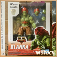 In Stock BANDAI Shf STREET FIGHTER BLANKA Movable Model Toys Collect SF Fighting Game S.H.FIGUARTS Street Fighter 5 Wild Man