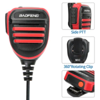 Baofeng UV-9R Plus Handheld Microphone Speaker MIC for BaoFeng UV-5K uv-9r plus UV-9R Pro GT-3WP UV-5S Waterproof Walkie Talkie