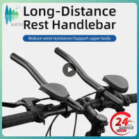 Rest TT Handlebar Clip on Aero Bars Handlebar Extension Triathlon Aerobars Tri Bars MTB Road Bike Cycling Rest Handlebar