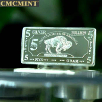 5 gram silver buffalo bar C84