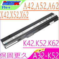 ASUS 電池(保固最久)-華碩 A32-K52，K42，K52，K62，K52DR，K52EQ，K52F，K52J，K52JB，K52JE，K52JC，A42-K52