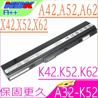 ASUS A42 A52 A62 電池(保固最久)-華碩 A32-K52 A42JA A42JB A42JC A42JE A42JP A52JR A52JC A42-K52 X42 X52 X51 X