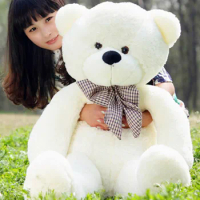 1pc Cute Large Size 80cm four colours Soft Stuffed Teddy Bear Plush Toy Big Embrace Bear Doll Lovers Christmas&amp;Birthday gift