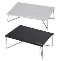 Portable Outdoor Table Foldable Portable Aluminum Alloy Ultralight Nature Hike Camping Barbecue MINI Table Camping Furniture