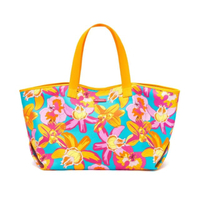 กระเป๋า Orchid Stripe Capri Large Beach Bag - Blue