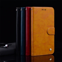 Case For Honor 9X LITE Cover Case Oil Wax Skin Preppy Style Flip Wallet Cases For Honor 9A 9C 9S LITE Mobile Phones Case