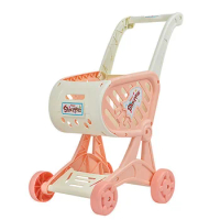 Baby Supermarket Shopping Groceries Cart Trolley Toys For Girls Kitchen Play House Pretend Trolley Kids Toy