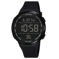 Digitec Original DG-5239TG (46mm) Jam Tangan RENANG PRIA Rubber Strap TAHAN AIR 100 METER TALI ABU