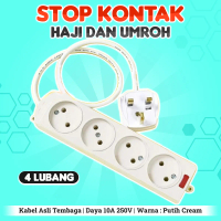 ANP88 Stop Kontak Arab 3 Kaki / Stop Kontak Haji dan Umroh 3 Kaki 2 Lubang / 3 Lubang / 4 Lubang / S