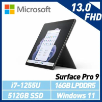 Microsoft Surface Pro 9 i7/16G/512G 石墨黑QIX-00033