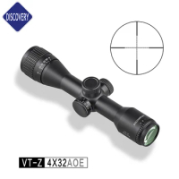 Discovery Hunting Optics 4x32 Airsoft Optical Rifle Scope Sight With Rail Mount Telescope Binoculars Rifle Telescope Airsoft