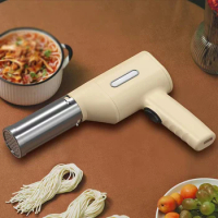 Electric Pasta Noodle Maker Portable Handheld Pasta Machine Rechargeable Small Utility Kitchen Gadget