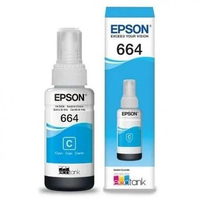 Tinta Epson 664 Original Ink Printer L565 L655 L1300 L1455 L120 L121 Cyan