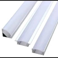 hausing led strip cover/rumah lampu led strip 1meter-2 meter 1 meter siku