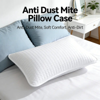 Zip-Free Waterproof Pillow Protector 20x30 Inches - Hypoallergenic, Leakproof Pillow Case | Machine