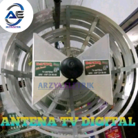 Antena TV Parabola Bulat Penangkap Sinyal Digital