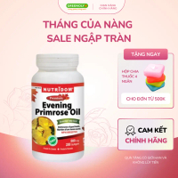 Tinh dầu hoa anh thảo David Health Evening Primrose Oil 200 viên hỗ trợ cân bằng nội tiết tố làm đẹp