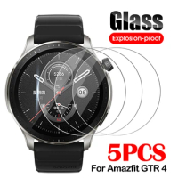 1-5Pcs Tempered Glass for Xiaomi Huami Amazfit GTR 4 Smart Watch Screen Protector Anti-scratch HD Clear Film for Amazfit GTR 4