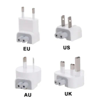 Universal EU / US / AU / UK AC Plug Adapter for Apple MacBook Pro Air iPad USB Charger