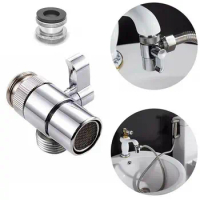 Head Sink Splitter Toilet Bidet Diverter Valve Faucets Water Separator Kichen Accessories Faucet Adapter Water Tap Connector