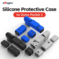 Silicone Cover for dji Osmo Pocket 3 Anti-Scratch Gimbal Camera Handle Soft Lens Protective Case for dji Osmo Pocket 3 Acce I4H4