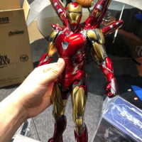 Original Hot Toys Marvel Avengers Alloy Iron Man Mk85 1/6 Anime Action Figure Collection Model Toys New Head Engraving Gifts