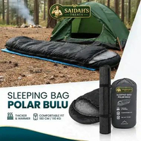 ANTARESTAR - Sleeping Bag Polar Bulu Plus Matras Camping Outdoor Tanpa Matras