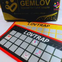 TRIK LOV  Permainan Jebakan digosok couple Fun Board Game