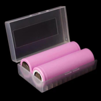 2PCS 2*20700 21700 Battery Box Case Container Waterproof 21700 Battery Storage Box Case Matte Scratch-resistant Material