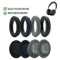 Replacement ear pads for Bose QuietComfort QC-35 QC-35-II QC-25 QC-15 QC-2 Ae2/Ae2i/Ae2W with increased thickness