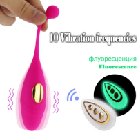 Remote Control Vibrator 10 Modes Wireless Vibrat USB Charging Panties Vibrating Balls G Spot Stimulator Adult Sex Toy Clitoris