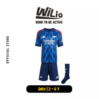 ADIDAS ADIDAS Arsenal 25/26 Away Mini Kit Kids JI9527 - Set Jersey Anak (Biru)