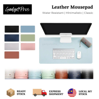 Minimalist Comfy Classic  Leather Type Mousepad | Perfect for Desk Setup| (80cm x 40cm)(60cm x 30cm)
