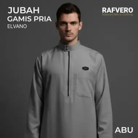 ZS - RAFVERO - Jubah Pria Elvano - Gamis pria - Original RAFVERO - Material Toyobo - COD Pengiriman 