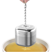 茶水分離器 過濾網 茶漏 304不鏽鋼茶漏茶濾茶葉過濾網泡茶神器茶隔茶水分離器『JJ2359』