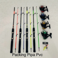 1 Set Joran Pancing Kolam + Bonus Max Drag 9KG Reel Ikan