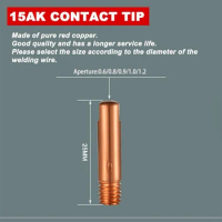 Contact Tip MIG Welding Nozzle Protective Nozzle 0.6mm-1.2mm Accessories Consumables Kit MB15 15AK For UNT Krpton