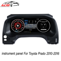 Aucar Android Instrument Panel Replacement Dashboard multimedia For Toyota Prado 2010-2016 12.3 LCD screen navi 2 din Android
