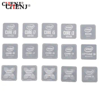 10th Generation Intel Core I9 I7 I5 I3 CPU Metal Sticker Laptop Logo Sticker Home School Office Laptop Label Desktop Sticker